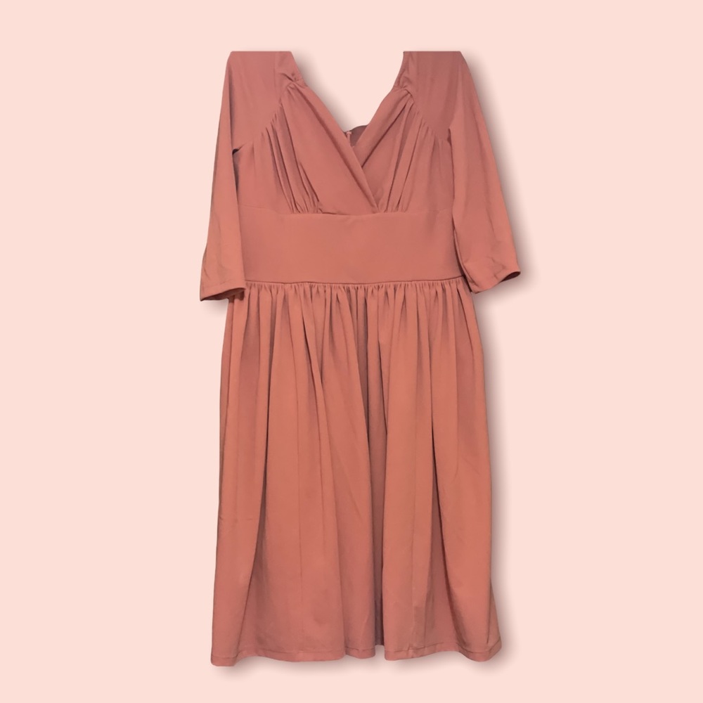 Scarlett Swing Dress in Mauve - Vixen by Micheline Pitt